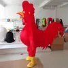 2019 Costume da mascotte di pollo giallo nero rosso bianco più carino della fabbrica costume da cartone animato festa di compleanno masquerade207I