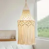 Asbakken Boho Lampenkap Tapestry Handgemaakte Geweven Home Kroonluchter Kamer Verlichting Lamp Decoratie Macrame Accessoires Nordic Slaapkamer Bohemen x0627