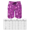 Mäns shorts elegant Ditsy Floral Board Leisure Man Beach Pants Purple Flowers Oversize Swim Trunks bekväma