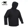 Giacche da caccia Giacca mimetica impermeabile da uomo Soft Shell Outdoor Tactical Mountaineering Warm Fleece Charging