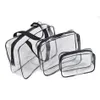 Designer-Transparent PVC Bags Travel Organizer Clear Makeup Bag Kosskän kosmetisk väska Skönhet Case Toalettetry Make Up Pouch Wash BA278E