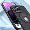 Für iPhone 15 14 Plus Pro Max Hülle mit 360-Grad-Ringständer Magsafe magnetische Autohalterung ultradünne stoßfeste Handyhülle