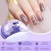 Sèche-ongles Lampe à LED UV pour ongles Lampe de manucure pour sécher tous les vernis à gel avec 39 LED Lampe à ongles à séchage rapide avec minuterie Capteur intelligent 230715