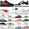2024 Casual Shoes for Men Women Low Shark Face Black White Jjjjound Orange Grey Black Mens Trainers Designer Sneakers Outdoor Walking Jogging