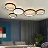 Luzes de teto modernas led para sala de estar quarto jantar estudo varanda com controle remoto iluminação interna da lâmpada