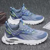 Mense Casual Shoes White Blue Black Breattable Sneakers Youth Running Sports Trainers With Air Cushion