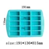 Baking Moulds 15 Cavity Cake Mold Rectangular Chocolate Silicone DIY Handmade Soap Decorate Mould Moon Cube Tray Ice