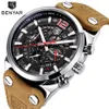 BENYAR Chronograph Sport Herren Uhren Mode Marke Militärische Wasserdichte lederband Quarzuhr Uhr Relogio Masculino259V