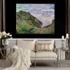Ручные работы ручной работы на картинах Claude Monet View через море современное искусство кухонная комната декор