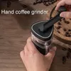 Handmatige koffiemolen met keramische bramen, handkoffiemolen verstelbare grofheid voor thuiskantoor en reizen