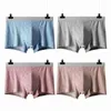 Mutande 1 ~ 3Pcs Biancheria intima da uomo di marca Grafene Stripped Print Mutande Cotton Men Boxer Shorts Mutandine maschili elastiche assorbenti di umidità 230715