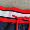 Herrshorts MM Masmig Navy 1992 USA Dream Team broderied basket shorts med fickor 230715