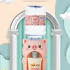 Water Pumps Mini Water Dispenser for Children Kids Gift Cute Cold/Warm Water Juice Milk Drinking Fountain Simulation Cartoon Pig Kitchen Toy 230715