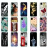 Capa de silicone para Huawei Y5P Saco pintado TPU macio Capa de telefone traseira Fundas Proteção total Coque Bumper Transparente