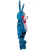 2018 Factory Ive Nights på Freddy's Fnaf Blue Bonnie Dog Mascot Costume Fancy Party Dress Halloween Costumes261a