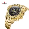 Relogio Maschulino 2020 Gold Watch Men Men Luxury Mility Military Male Watch Full Steel Sports Digital Wristwatch