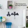 Hangers Sleutelhaak Rek Vleermuishouder Voor Muur Vampier Hanger Sculptuur Gothic Decor Keuken Hal Hal Of