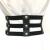 Ceintures 1 PC Vintage 3 Sangles Ceintures Femmes Lady Mode Doux Faux Cuir Élastique Ceinture Auto Cravate Wrap Taille Pour Mujer Robe Minceur Corset 230715