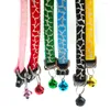 Dog Collars White Pattern Cat Bell Collar Pet Necklace Supplies Neck Jewelry