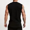 Мужские майки -вершины летние спортивные зал в майку мужчина тренировок рубашка рубашка для бодибилдинга одежда Фитнес Мужская одежда