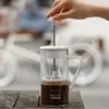 1 st fransk press kaffebryggare rensa fransk kaffepress värmebeständig bärbar fransk kaffepress för camping reser kaffekanna