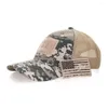 Berets Flap Cap Trucker Hat Hiking Army Tactical Protection Neck Face Peaked American Flag Baseball Fishing