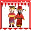 2019 Factory New God of Wealth Mascot Costume Cartoon Custom Animation Character Head Set Props Doll Outfit282y