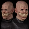 Creepy Stalker Men Mask Big Teeth Smile Face Masques Anime Cosplay Mascarillas Carnival Halloween Costumes Party Props2436