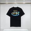 # 1 T-shirt firmata Casual MMS T-shirt con top a maniche corte con stampa monogramma in vendita abbigliamento hip hop da uomo di lusso taglia asiatica 071