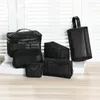 Sacs à cosmétiques femmes nécessaire Portable sac Transparent organisateur de voyage mode grande capacité noir maille trousse de toilette maquillage pochette