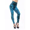 Leggings femme taille haute Faux Jean Slim élastique sans couture grande taille Skinny crayon pantalon femme poche entraînement course