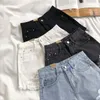 Pantalones cortos para mujer Casual de cintura alta Denim Mujer Verano Tallas grandes Bolsillo Borla Agujero Rasgado Jeans Pantalones cortos femeninos Pantalones 230715