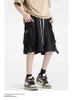 Mulheres shorts retro japonês Multi Pocket Work Men Summer Moda