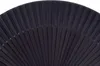 21 cm Hand Hold Bamboo Silk Solding Fan Hand Fan, Chińczyk/Japończyk Uroczy elegancki styl retro, kobiety Ladys Girls Best Prezenty (czarny)