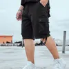 Shorts pour hommes Salopette ample Pantalon à cinq points d'âge moyen Été Coton Casual Papa Wear Grande taille