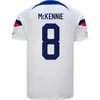 2023 PULISIC Usas Soccer Jerseys REYNA AARONSON WEAH ACOSTA Mckennie 23 24 Maillot De Futol FERREIRA DEST MORGAN Us A Football Shirt