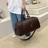 Duffel Taschen 2023 Mode Woven Kuh Echtes Leder Reise Handtaschen Männer Schulter Tasche männer Weben Messenger Gepäck Laptop