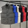 Giubbotto di design di lusso per uomini e donne - gilet pieno di piume in grafite nero blu bianco - taglie da S a xxl