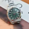 Orologio da uomo 42mm Sapphire 336934 Orologi 904L Bande verde menta CAL3235 Movimento DJ Orologio da polso da uomo automatico meccanico Scatola originale