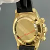 Classico orologio meccanico da uomo da 40 mm 116518 Cingcio di gomma quadrante bianco 2813 Acciaio inossidabile a movimentazione meccanica automatica 904L