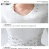 luxe fée blanche reine des neiges plume fan collier strass perles bowknot robe médiévale robe Renaissance robe de princesse royale B327J