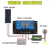 Altri dispositivi elettronici Sistema di alimentazione solare 220V Caricabatteria pannello solare 30W Inverter 1000W USB Kit controller completo Stazione di alimentazione portatile domestica 230715