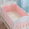 Bed Rails 30x250cm Baby 3D Surround Summer Breathable Net Crib Anticollision Long Bumper Splicing Children Bedding 230715