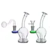 14mm Femmina Beaker Bong Narghilè Gorgogliatore Bong Acqua Spessa Mano Fumatori Tubi Acqua Olio Rigs Narghilè con 14mm Maschio Bruciatore Olio Tubo Prezzo più economico