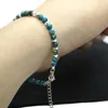 Link Armbanden 4mm Granaat Malachiet Variscite Imperial Jasper Kralen Verstelbare Edelstenen Voor Vrouw En Man Fashion Design