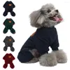 Hond Kleding Pyjama Huisdier Kleding Zachte Puur Katoen Jumpsuits Voor Kleine Middelgrote Ras Chihuahua Pommeren Kleding Accessoires