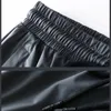 Pantalons pour hommes Pantalons décontractés en soie glacée à séchage rapide pour hommes Pantalons à neuf points élastiques ultra-minces pour hommes