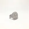 Rings Custom Moissanite Ring 925 Silver Wedding Cadeau voor vriendin 14K Men Dames Hip Hop -sieraden