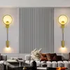 Wandleuchte, Nachttisch, Schlafzimmer, nordisch, schlicht, modern, Korridor, Gang, Streifen, Wohnzimmer, Hintergrund