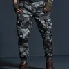 Men's Pants High Quality Khaki Casual Men Military Tactical Joggers Camouflage Cargo Multi Pocket Fashions Black Army Trousers 230715